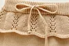 pantalon de pain à volants pour filles short en tricot coton doux bébé 210702