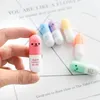 Highlighters 6 sztuk / paczka kreatywnego kształtu Mini kolor Candy Highlighter Marker Pen Prezent Papeteria