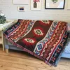 Aggcua Indian boho throw blanket for bed Bedspread Double knit sofa towel jacquard sofa blanket nordic Tapestry carpet mat XT120