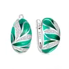 emerald green wedding earrings