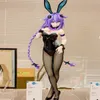 Anime hyperdimension sexiga flickor figurer neptunia frigörande lila hjärtkunny flicka pvc action figur samling modell leksaker docka