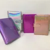 9 Farben Abdeckungen A6 Bunte Notebook Binder PU Leder 6 Ring Loch Spirale Notizblock Abdeckung Büro Schreibwaren