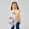 Children Cute Cartoon Backpack Girl Plush Unicorn Backpacks Fur Childrens Schoolbag Kids Gift Book Bag 0129