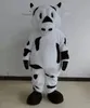 White Dairy Cow Mascotte Kostuums Halloween Fancy Party Dress Cartoon Character Carnaval Xmas Pasen Reclame Verjaardag Party Kostuum Outfit