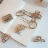 Houtlegering haar klauw Koreaanse Japanse stijl haarspelden retro haar clips eenvoudige haaraccessoires voor vrouwen meisje party sieraden cadeau