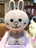 Pegajoso rhinestones urso coelho cintilante diy diamante figurine figurine caixa de dinheiro mesa decoração anime muito brilhante decore