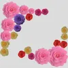New 10 To 60 CM Dia Wedding Backdrop Decoration 3D Foam Rose Flower Display Window Wall Flowers Ornament