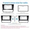 Samochód Double DIN Auto AC Dash Odtwarzacz DVD Panel Dash Montaż Wykończenia Zestaw do BMW 3 E90 E91 E92 E93