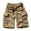 2020 sommer Mode Military Cargo-Shorts Männer Hohe Qualität Baumwolle Casual Herren Shorts Multi-tasche (Freies Gürtel) g1209