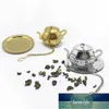 Rostfritt stål Tea silbehandlare Tekanna Form Infuser Spice Blomma Kök Teaware Tillbehör Boll SIEB