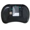 Bezprzewodowe mini i8 klawiaturę podświetlane podświetlenie pilota z baterią litową do Android TV Box 24G Touch Pad6627067