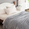 Дизайнерские двусторонние толстые однотонные флисовые одеяла для студенток, девочек, общежития, офиса, осеннего и зимнего сна, одеяло top Selli4914574