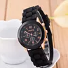 Wristwatches Fashion Classic Silicone Women Watch Simple Style Luxury Wrist Rubber Casual Dress Girl Clock Relogio Masculino