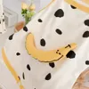 Abbigliamento per bambini Pagliaccetti Tute 3D Banana Smile Face Estate 2021 Abbigliamento per bambini Boutique 0-2T Neonati per bambini Tutine in cotone per gattonare Super carini