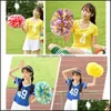 치어 리더 운동 선수 야외 스포츠 야외에서 Outscheerleading olor pom poms 고품질 36cm 게임 pompoms 응원 용품 chee1387000