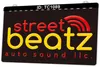 TC1089 Street Beatz Auto Sound LLC Light Sign Dual Color 3D Engraving