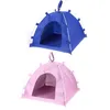 Portatile pieghevole carino pet cani tenda tenda da esterno tenda per il gattino gatto piccolo cane cucciolo di canile kennel gatti nido casa 210924