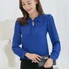 Women Office Work Wear Spring Spring Autumn Style Blusas Blouses Camisas Lady de manga larga Camisa de blusas casual DF1130 210609