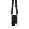 Siliconen ketting telefoonhoesje met lanyard 6 7 8 plus x xR XS MAX Cross body schouder nek riem touw koord cover