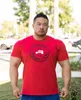 Moda Homens de Manga Curta T-shirt Bodybuilding Workout Elasticity Fitness Gym 100% algodão camiseta 210629