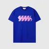22SS Sommer-Designer-T-Shirt für Männer und Frauen, hergestellt in Italien, modisches, kurzärmeliges, mit Buchstaben bedrucktes T-Shirt, Bekleidung, Herren-Designerkleidung, 4 Farben