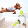 Pet Ball Launcher Dog Tennis Food Reward Machine Thrower Interaktiv behandling Slow Feeder Toy lämplig för katter och hundar Y11255389831