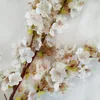 Blossoms de cerejeira japonesa de alta qualidade Flores de seda artificial EL Mall Wedding Decoration Flowers Po Studio Props207T