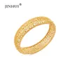 African Wholesale 24k Gold Plated Can Open Bangles Jewelry Jewellery Dubai Indian Bracelet Wedding Gifts for Women Bracelets Q0717