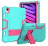 3 in 1 TPU PC Hybrid Robot Armor Shockproof Kickstand Stand Case For iPad MINI 6 5 4 PRO 10.2 11 2021