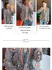 Women's Jackets Woman's fragrant coat of wind, short with pearl buckle tweed French border gold autumn and winter fair red net GNAE