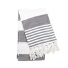 Towel Lychee Stripe Tasselバススーパー吸収性コットンガウンアダルトソフトアクセサリー