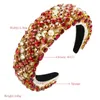 PROLY New Fashion Women Hairband Baroque Crystal Beads Headband Wide Side Full Crystal Bridal Hair Accessories X0722