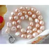 Perles uniques bijouterie blanc rose lavande noir collier de perles d'eau douce bijoux fins cadeau pour femmes