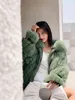 女性卸売211129のための冬の贅沢なファッションのための自然な革のジャケットの毛皮と本物のシープスキンの完璧な組み合わせ211129