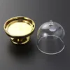 Gift Wrap Mini Cake Stand Shape Candy Box Transparent Tray Modeling Sugar Holder Wedding Favor Boxes Party Supplies