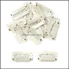 Hair Extension Clips Accessories & Tools Products Blister Weave Toupee Wig Metal Clip Bb Color Card 6 Teeth Snap-Comb Styling 32Mm 4 Hat Fix