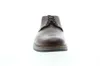 Geox U Tyren Mens Brown Leather Oxfords Lace Ups Shoes Plain Toe Shoes
