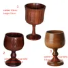 Coupe de gobelet en bois d'épicéa naturel fait à la main, verre à vin classique environnemental, tasse à vin rouge ronde, gobelets en bois massif, verres à boissons 210326