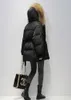 Giacche da donna Obrix Stile casual femminile Bella giacca di pelliccia con cappuccio Tasche regolabili in vita Capispalla monopetto per donna