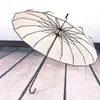 Parasol Pagoda Pagoda o długości 16K Rękołaj Prosty parasol ślubny ślub na świeżym powietrzu Parasol Rain i Sun Dual-Purpose L220922