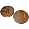 Ronde vorm natuurlijke houten rollende lade walnoot roken accessoires met groefdiameter 218 mm tabak rol trays sigaretten