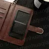 Flip Wallet Nähte Leder Kartensteckplatz Universal Handyhüllen für iPhone 13 12 ProMax 11 7 8 Plus Samsung S20Ultra Gold Metall Magnetverschluss Luxus Cover