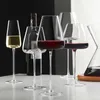 Yapıt 500-600 ml Koleksiyon Seviyesi El Yapımı Kırmızı Şarap Cam Ultra-ince Kristal Bordo Bordeaux Goblet Art Büyük Göbek Tatting Fincan 210326