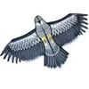 Garden Decorations Emulation Eagle Flying Drive Bird Kite Light Weight Easy To Assemble Scare For Yard Farm Field