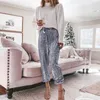 Women's Pants & Capris Foridol Sash Lace Up Gold Sequined Trousers Women Winter Party Club Glitter Ladies Christmas Clothing