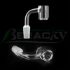 Beracky 4mm Épaisseur Flat Top Fumer Quartz Banger 20mmOD 10mm 14mm 18mm 4590 Clou Pour Plates-formes Pétrolières Verre Eau Bongs Tuyaux