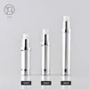 Lege 15 ml 20 ml 30 ml spray parfumflessen plastic vacuümfles voor cosmetica verpakking buis goud zilver kleur