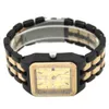 Montres-bracelets BEWELL Vendre Hommes Robe Montre Quartz Hommes En Bois Montres-Bracelets Calendrier Naturel Affichage Bracelet Cadeau Relogio 111A