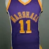 Nikivip Arthur Agee #11 Basketballtröjor Hoop Dreams Movie John Marshall Metropolitan High School Retro Men Stitched Custom Any Number Name