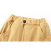 Mudkingdom meninos calças de carga crianças outono inverno velo moda espessa calças de cintura elástica quente para 210615